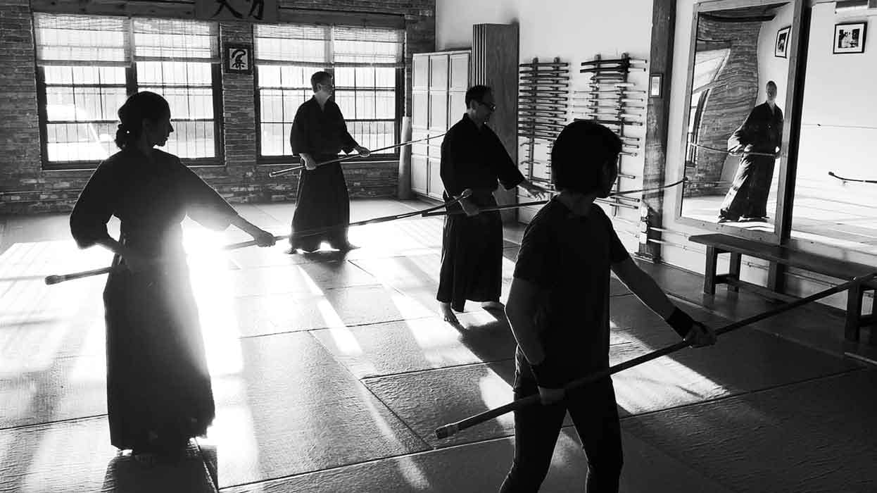 Sunday Jodo, Iaido/Kenjutsu, Naginata Chicago NaginataKai KogetsuKai_2