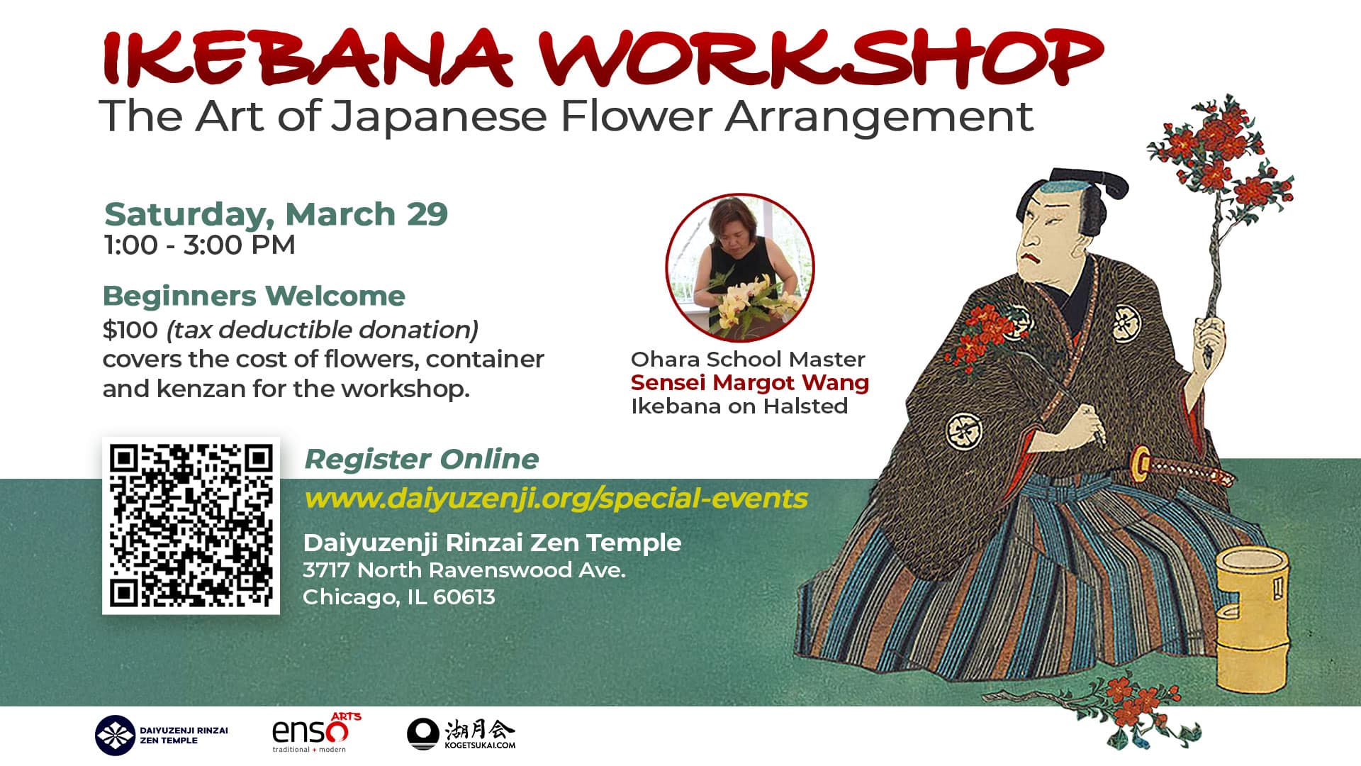 Ikebana Workshop at Daiyuzenji Ikebana Workshop at Daiyuzenji